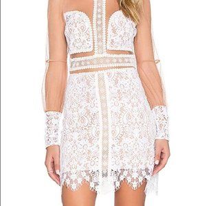Like New For Love and Lemons Vivian Mini Dress size M